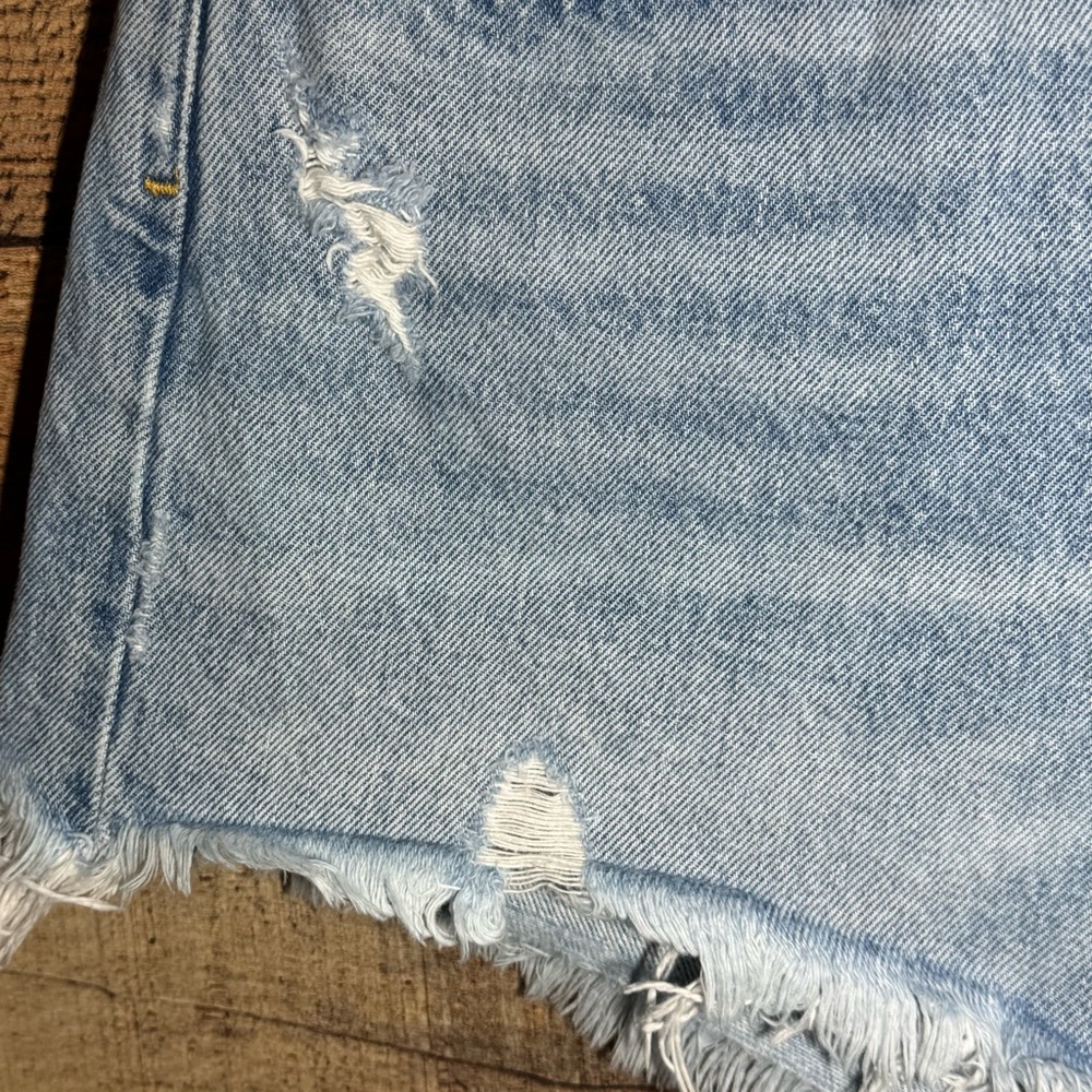Agolde Parker Distressed Cut Off Shorts size 28 Classic Summer Festival - Picture 7 of 14